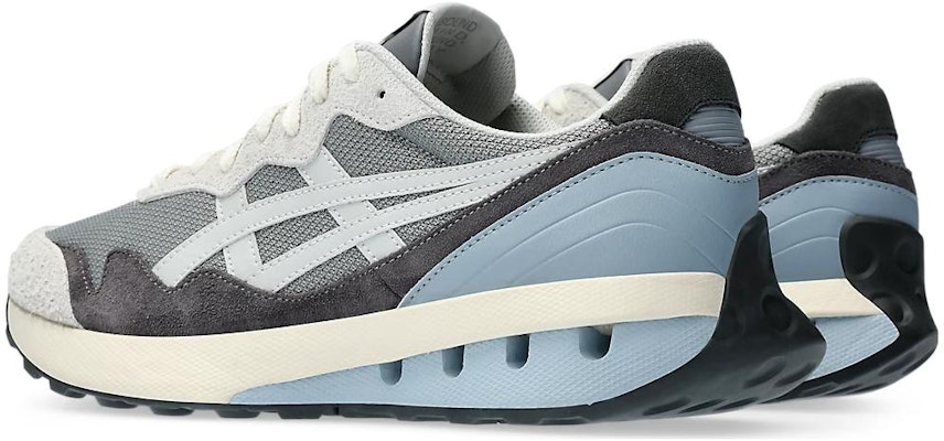 Asics Un1-S Jogger X81 減震耐磨 低筒 慢跑鞋 男女同款 灰藍 Shop Asics Un1-S Jogger X81 減震耐磨 低筒 慢跑鞋 男女同款 灰藍