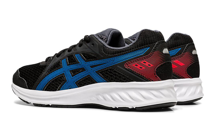 Lookbook (JR) ASICS Jolt 2 Azul/Rojo 'Negro' zapatillas. 1014A035-006