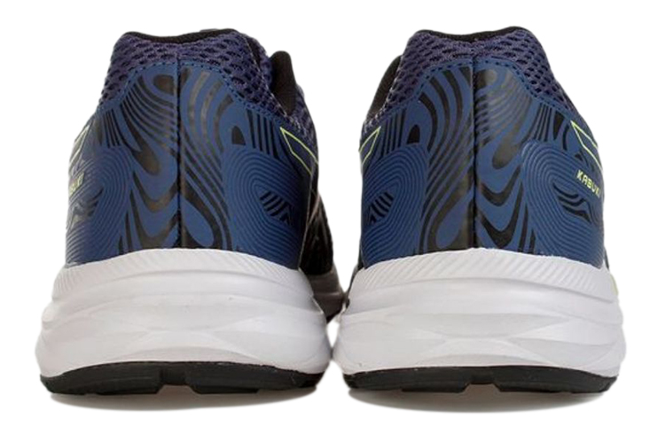 Shop Asics Kabuki 防滑透氣 低筒運動跑步鞋 藍色