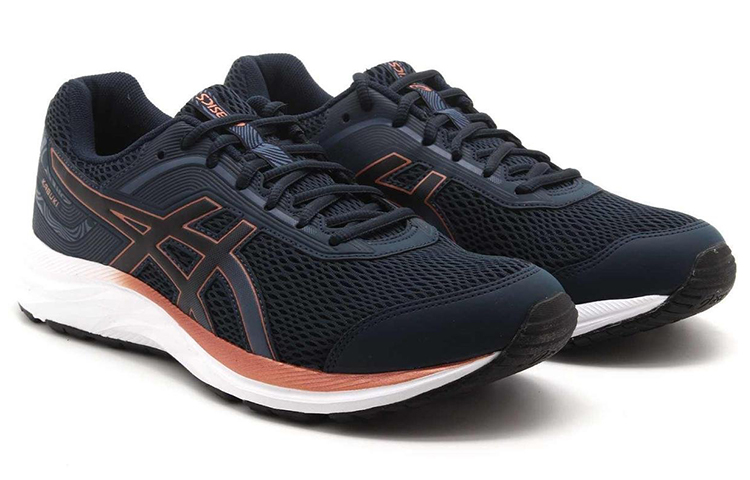 Order Asics 歌舞伎舒適透氣慢跑鞋 深藍色