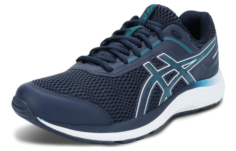 Lookbook 亞瑟士 Kabuki 耐磨透氣 低筒 跑步鞋 藍綠