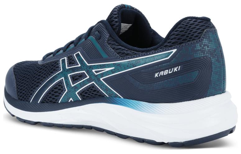 Shop 亞瑟士 Kabuki 耐磨透氣 低筒 跑步鞋 藍綠