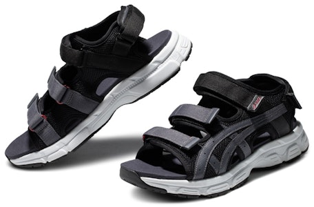 亞瑟士 Kahana SD 2 時尚復古運動涼鞋 男女同款 黑灰 Lookbook 亞瑟士 Kahana SD 2 時尚復古運動涼鞋 男女同款 黑灰