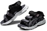 Lookbook ASICS Kahana SD 2 Gaya Retro Uniseks Hitam Kelabu Sandal 'Hitam Kelabu' 1203A231-001