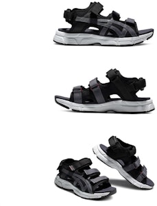 亞瑟士 Kahana SD 2 時尚復古運動涼鞋 男女同款 黑灰 Purchase 亞瑟士 Kahana SD 2 時尚復古運動涼鞋 男女同款 黑灰