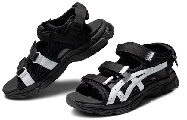 ASICS Kahana SD 2 Fashion Retro Sports Unisex Sandals 'Black White' 1203A231-002 Lookbook ASICS Kahana SD 2 Fashion Retro Sports Unisex Sandals 'Black White' 1203A231-002