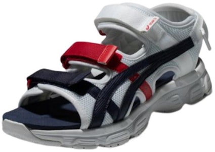 ASICS Kahana SD 2 Sandal Retro Fesyen Sukan Unisex 'Putih Biru' 1203A231-100 Lookbook ASICS Kahana SD 2 Sandal Retro Fesyen Sukan Unisex 'Putih Biru' 1203A231-100