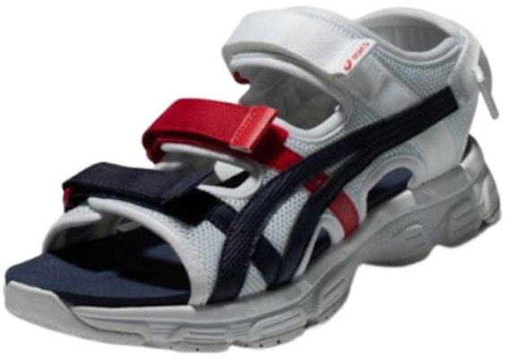 ASICS Kahana SD 2 Fashion Retro Sports Unisex Sandals 'White Blue' 1203A231-100 Lookbook ASICS Kahana SD 2 Fashion Retro Sports Unisex Sandals 'White Blue' 1203A231-100