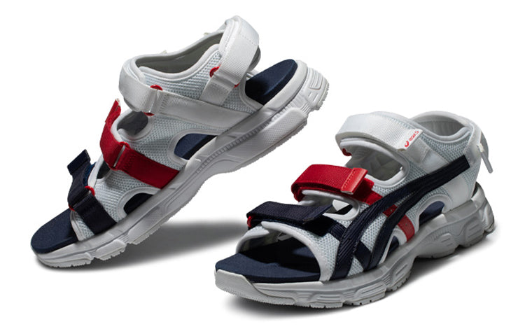 Shop Sandal Asics Kahana SD 2 Unisex Retro Fashion Olahraga 'Putih Biru' 1203A231-100