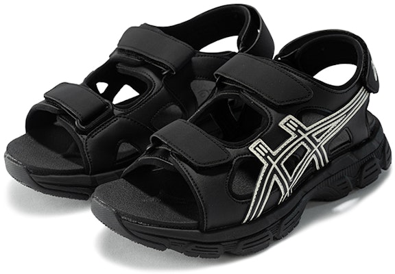 ASICS Kahana Sd Black Sandals 'Black White' 1203A130-001 Order ASICS Kahana Sd Black Sandals 'Black White' 1203A130-001