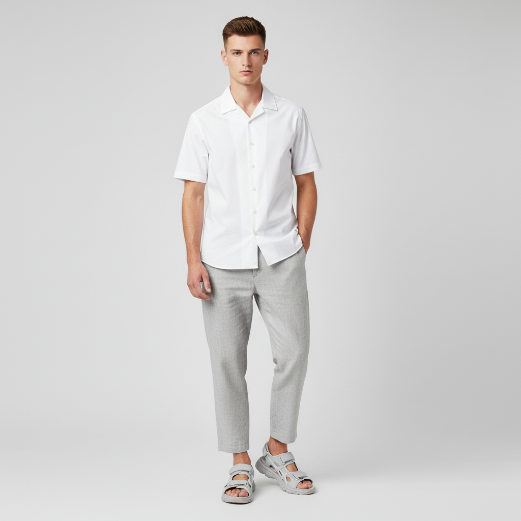 Lookbook ASICS Kahana Sd Sukan Luar Unisex Sandal Abu-Abu Putih 'Abu-Abu Putih' 1203A130-022