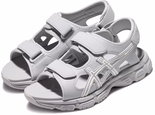 ASICS Kahana Sd Outdoor Sports Unisex Gray White Sandals 'Gray White' 1203A130-022 Lookbook ASICS Kahana Sd Outdoor Sports Unisex Gray White Sandals 'Gray White' 1203A130-022