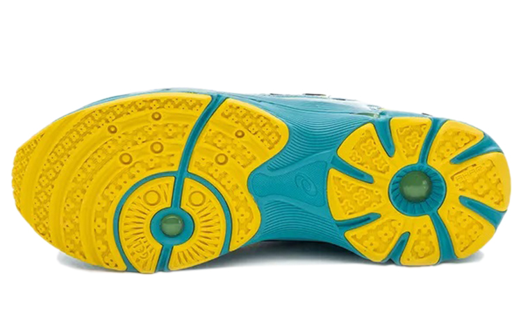 Shop Kiko Kostadinov x Asics Gel-Kiril 跑步鞋 藍黃色