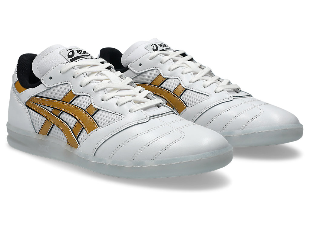 Order ASICS レッジェレッツァ サッカースパイク ホワイト/ピュアゴールド 1201B058-100