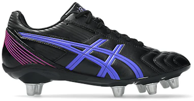 ASICS Lethal Tackle Rugby Cleats Black/Cobalt Burst 1111A263-002 ASICS Lethal Tackle Rugby Cleats Black/Cobalt Burst 1111A263-002