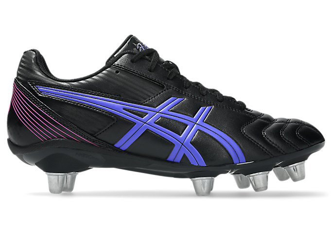 ASICS Lethal Tackle Rugby Cleats Black/Cobalt Burst 1111A263-002