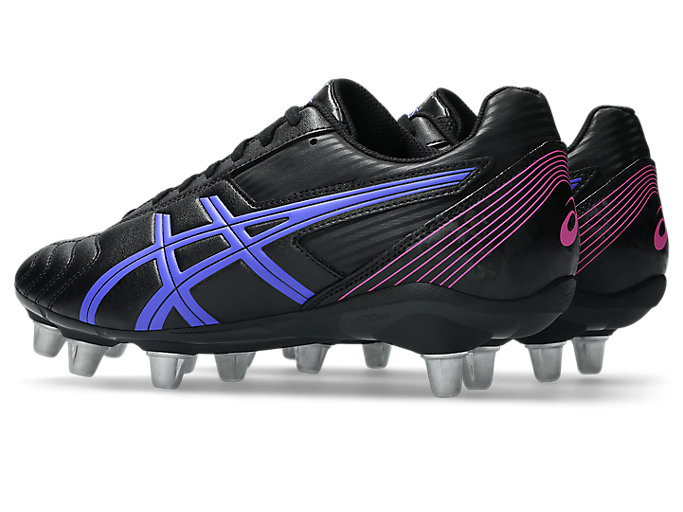 Shop ASICS Lethal Tackle Scarpe Rugby Nero/Cobalto Burst 1111A263-002