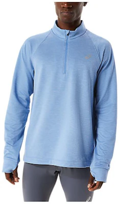 ASICS Light Blue Solid Color Long-Sleeve Mock Neck Sweater 2011C021-438 Buy ASICS Light Blue Solid Color Long-Sleeve Mock Neck Sweater 2011C021-438