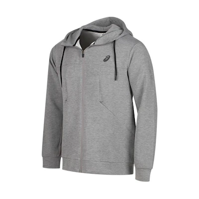 ASICS Light Grey Quick-Dry Breathable Running Zip Hoodie Jacket 2031E426-020