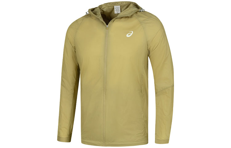 ASICS Lightweight Running Jacket Beige - Breathable, Comfortable, Casual 2011D074-750