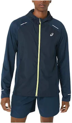 ASICS LITE-SHOW Blue Winter Jacket with Hood and Full-Zip 2011C911-401 Buy ASICS LITE-SHOW Blue Winter Jacket with Hood and Full-Zip 2011C911-401