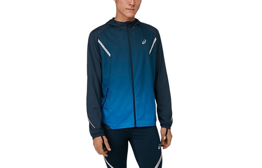 ASICS Lite-Show Gradient Zip Hoodie Jacket Men’s Blue 2011C111-400