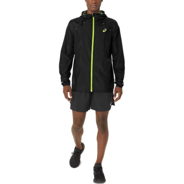 ASICS LITE-SHOW Windproof Waterproof Hooded Jacket Men’s Black 2011C327-001