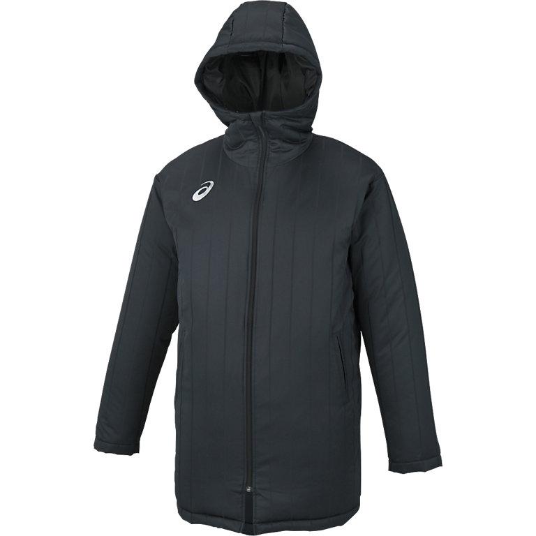 ASICS Logo Black Zip-Up Hoodie Jacket with Long Sleeves XSW230-90