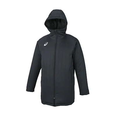 ASICS Logo Black Zip-Up Hoodie Jacket with Long Sleeves XSW230-90