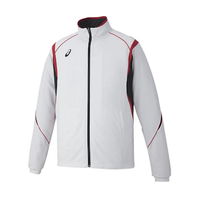 ASICS Logo Colorblock Zip-Up Track Jacket White 2031D814-100