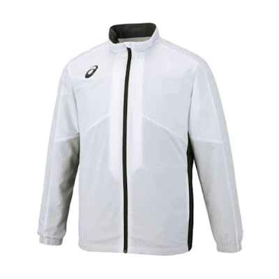ASICS Logo High Neck Zip Jacket White Mens 2031A235-100