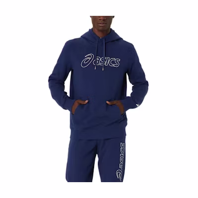 ASICS Logo OTH Hoodie Blue Casual Training Pullover 2031E187-401