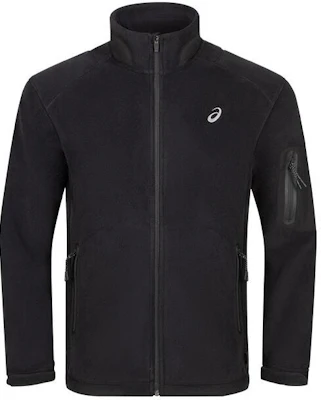 ASICS标志印花拼色拉链运动夹克 - 黑色 2031E443-001 Order ASICS标志印花拼色拉链运动夹克 - 黑色 2031E443-001