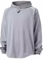 ASICS Logo Printed Hoodie Sweatshirt Gray 2121A341-021 ASICS Logo Printed Hoodie Sweatshirt Gray 2121A341-021