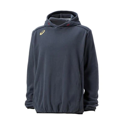 ASICS Logo Printed Pullover Hoodie - Dark Gray 2121A339-020