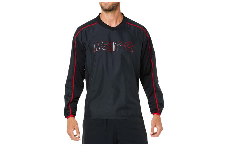 ASICS Long-Sleeve Logo Sweatshirt - Black 2053A141-001