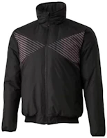 ASICS Loose Fit Stand Collar Zip-Up Striped Jacket - Black 2121A167-001 ASICS Loose Fit Stand Collar Zip-Up Striped Jacket - Black 2121A167-001