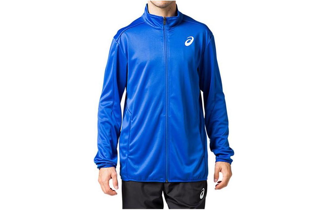 ASICS Loose Fit Zip-Up Printed Jacket Blue 2091A176-401