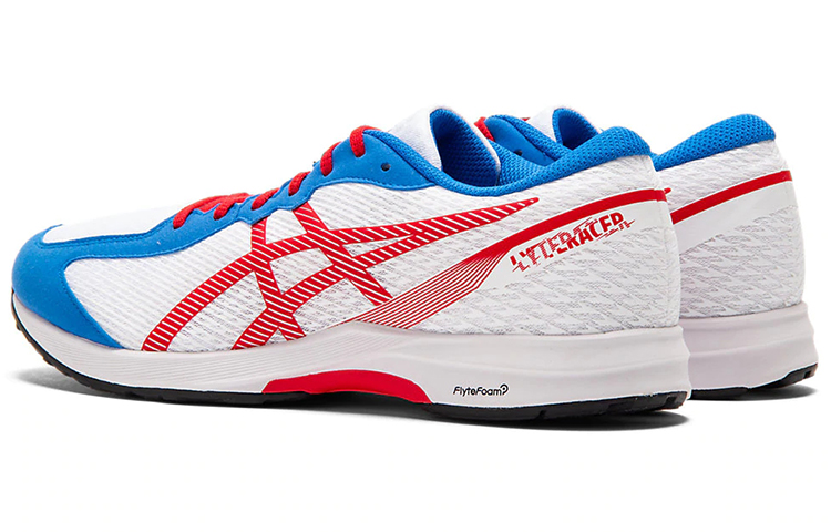 Shop ASICS Lyteracer 2 '白蓝红'跑鞋 1011B114-100