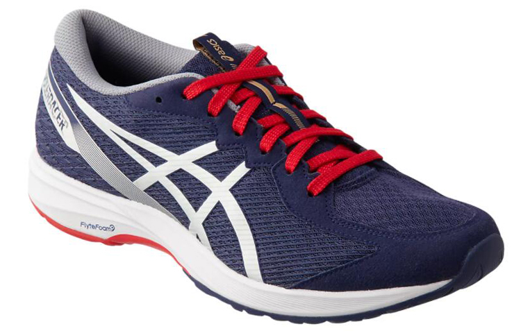 Lookbook ASICS Lyteracer 2 蓝/白 运动鞋 1013A083-400