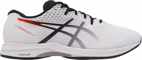 ASICS Lyteracer 4 2E Wide 'White Black' 1011B350-100 ASICS Lyteracer 4 2E Wide 'White Black' 1011B350-100
