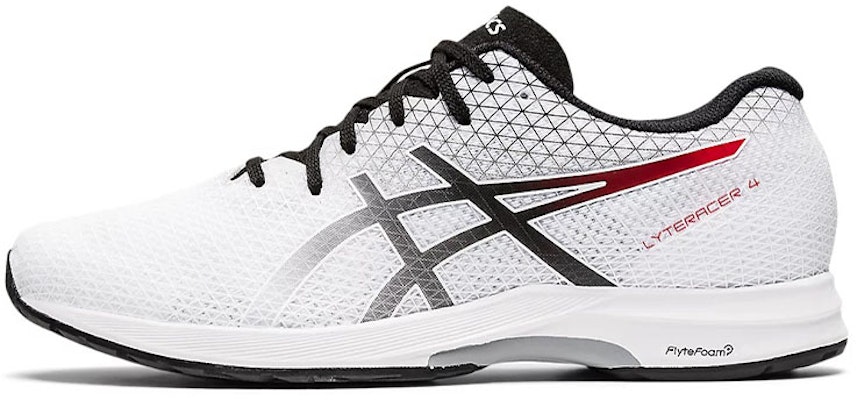 ASICS Lyteracer 4 2E Wide 'White Black' 1011B350-100 Buy ASICS Lyteracer 4 2E Wide 'White Black' 1011B350-100
