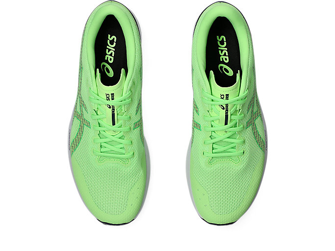 Sizing ASICS Lyteracer 6 跑鞋 照亮綠/活力綠 1011B971-300