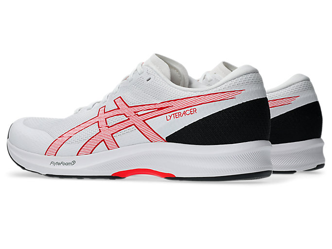 Lookbook ASICS LYTERACER 6 ランニングシューズ ホワイト/フラッシュレッド 1011B971-102