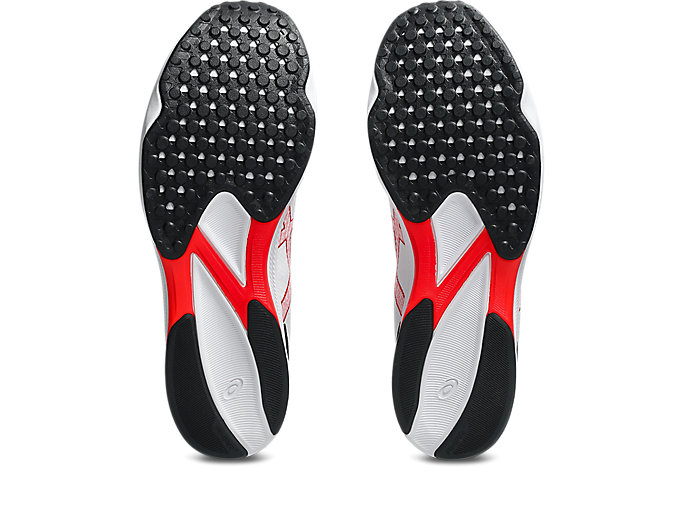 Sizing ASICS LYTERACER 6 ランニングシューズ ホワイト/フラッシュレッド 1011B971-102