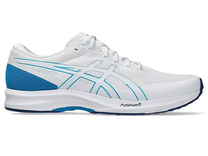 ASICS Lyteracer 6 Wide Running Shoes White/Grey Blue 1011B970-102