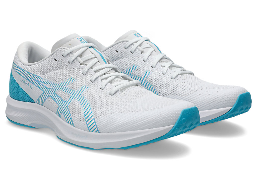 Order ASICS Lyteracer 6 Wide Kasut Lari Putih/Soft Sky 1011B970-101