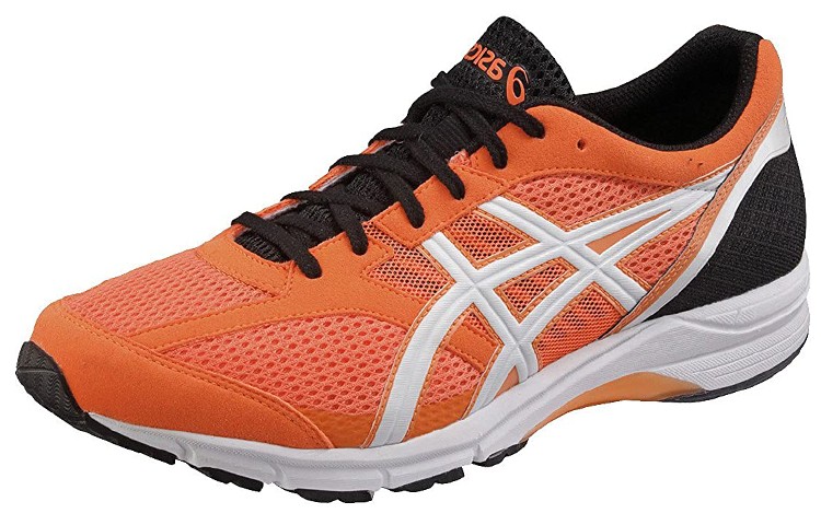 Shop Asics LyteRacer RS 5 寬版 運動 舒適 透氣輕便 低筒 跑步鞋 男款 橘黃