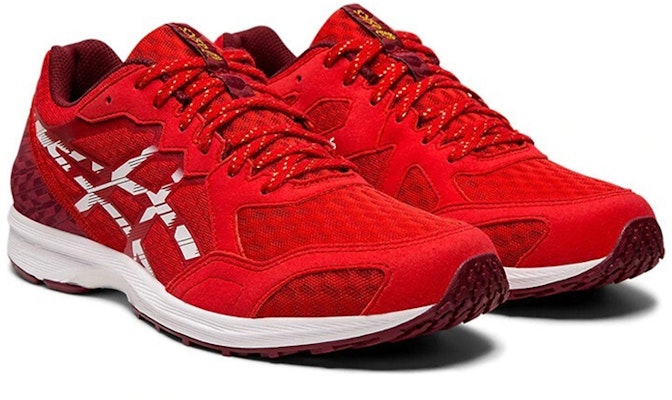 ASICS Lyteracer Tenka 'Speed Red' Sepatu Lari Merah Cepat 1011A718-600 Lookbook ASICS Lyteracer Tenka 'Speed Red' Sepatu Lari Merah Cepat 1011A718-600