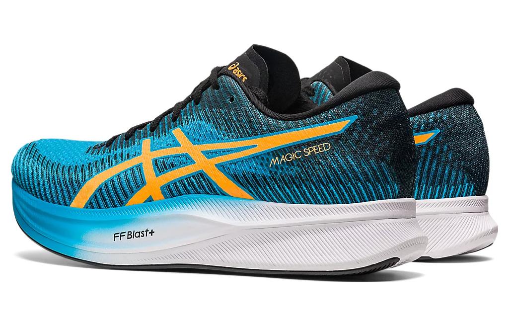 Shop ASICS Magic Speed 2 2E Wide ''Eiland Blauw Oranje Pop'' 1011B496-400